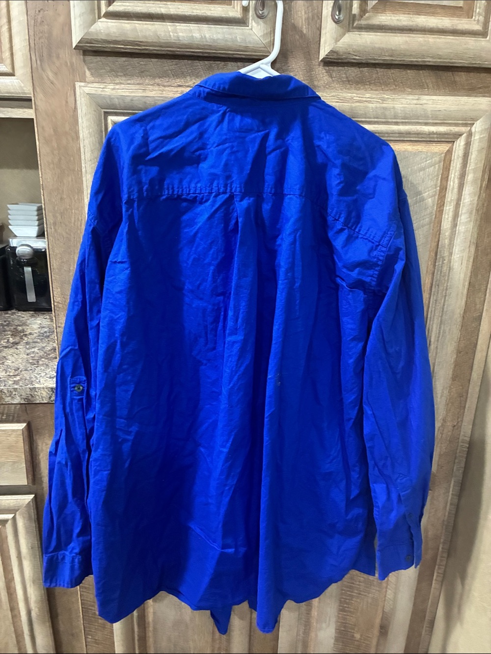 The Foundry Supply Co. Electric Blue Lightweight Shirt Jacket
